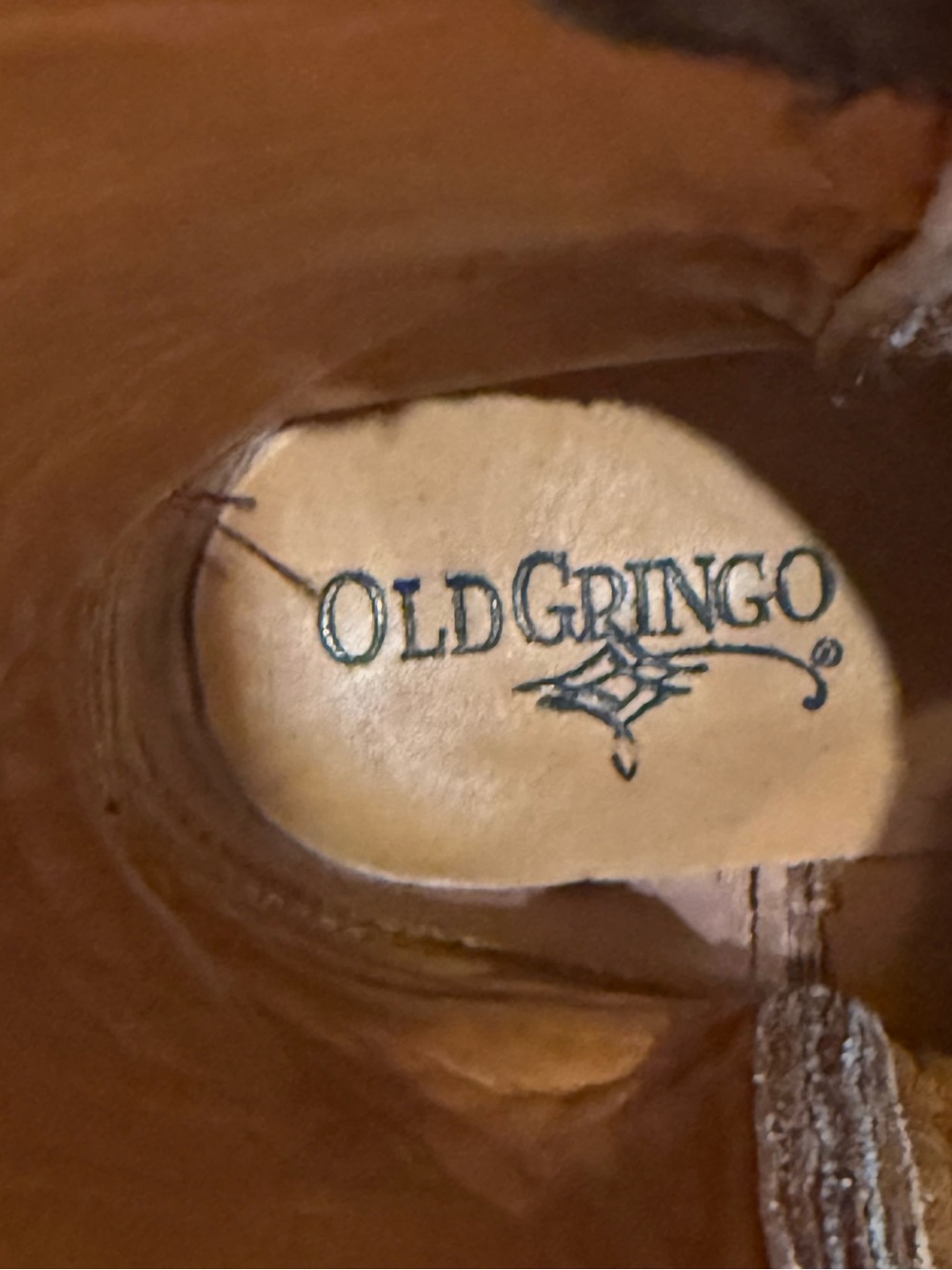 Old Gringo Brown Leather Boots with Turquoise & Brown Embroidery Accents 8.5 - Picture 10 of 15